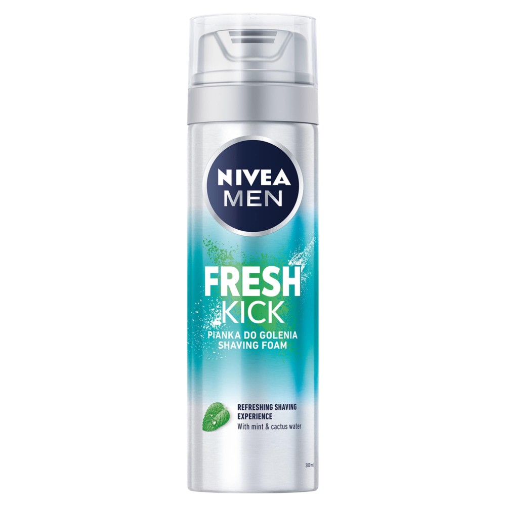 259921 NIVEA MEN PIANKA DO GOLENIA 200ML FRESH KICK 5900017078694