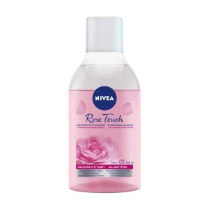 NIVEA PŁYN MICELARNY 400ML DWUFAZOWY Z WODĄ RÓŻANĄ CERA SUCHA