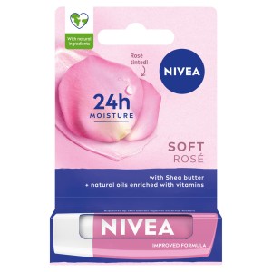 290823 NIVEA POMADKA OCHRONNA SOFT ROSE 85066 9005800362939