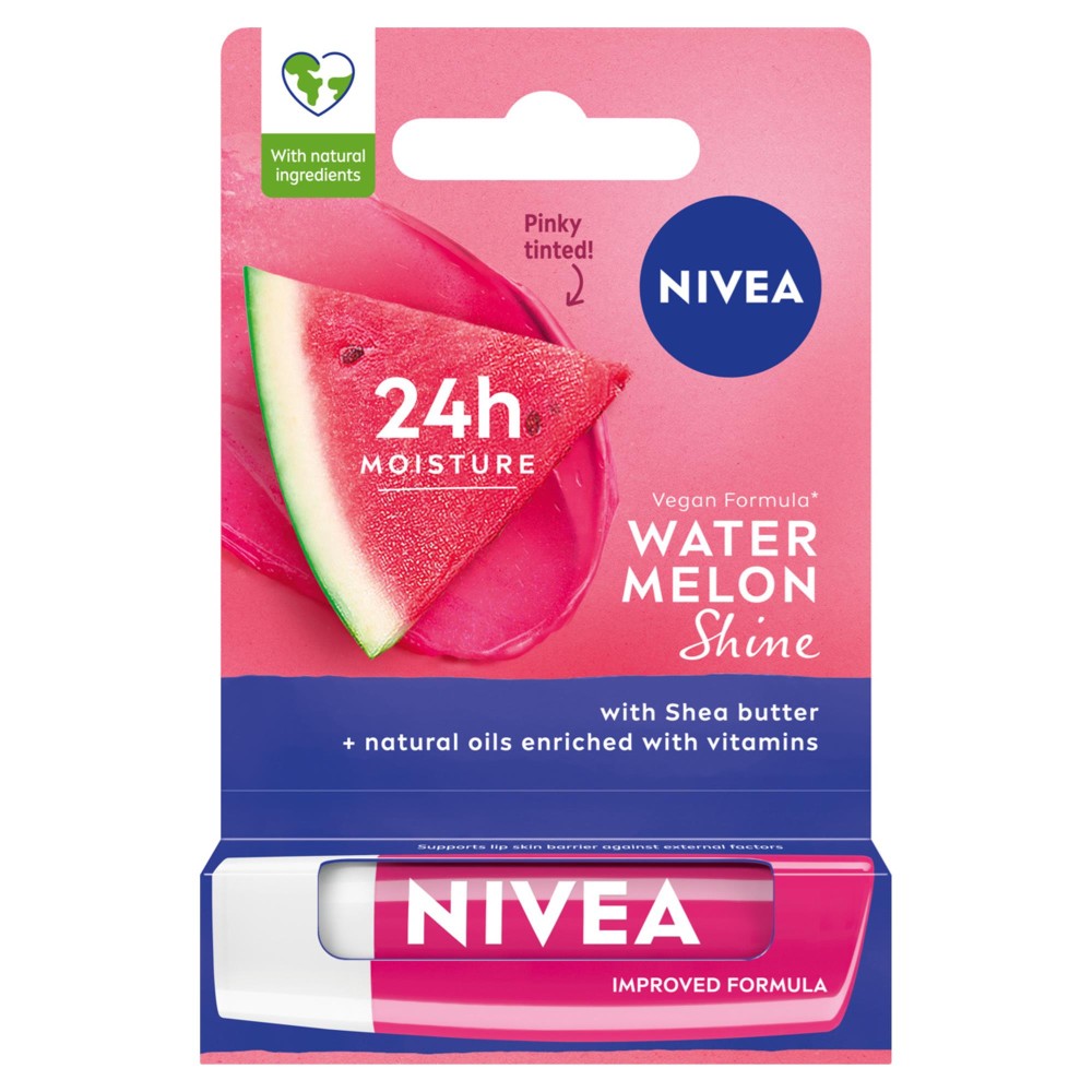 289151 NIVEA POMADKA OCHRONNA WATERMELON SHINE 9005800363042