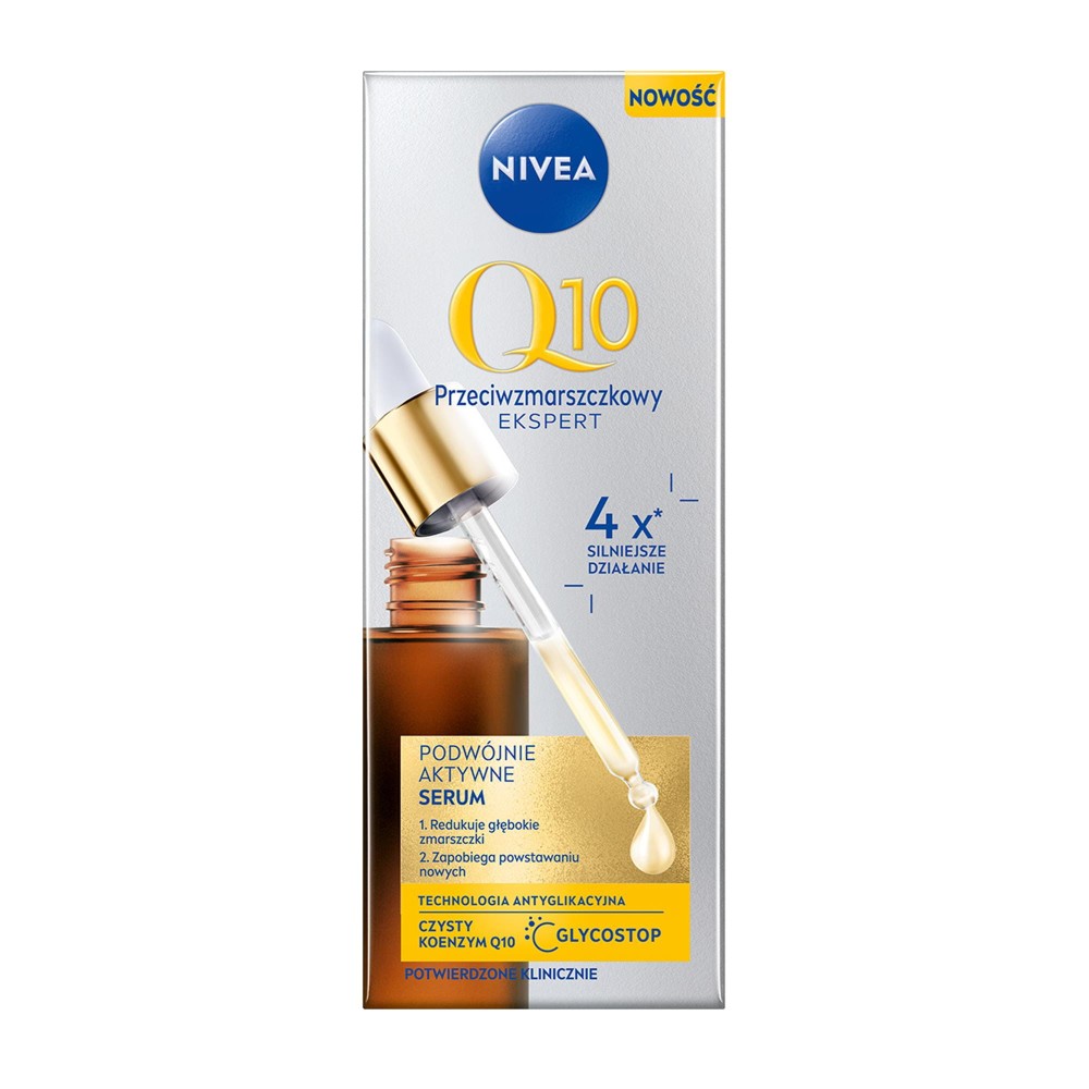 297810 NIVEA Q10 PRZECIWZMARSZCZKOWY PODWÓJNIE AKTYWNE SERUM DO TWARZY 30ML 5900017093154