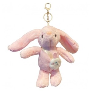 BRELOK DO KLUCZY KRÓLIK RÓŻOWY