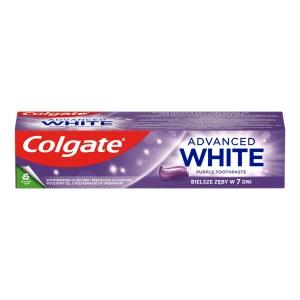 418498 COLGATE PASTA DO ZĘBÓW  75ML ADVANCED WHITE PURPLE 8718951702462