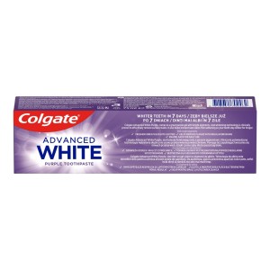 418498 COLGATE PASTA DO ZĘBÓW  75ML ADVANCED WHITE PURPLE 8718951702462