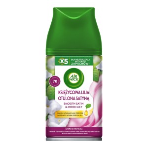 121662 AIR WICK ODŚWIEŻACZ FRESHMATIC ZAPAS KSIĘŻYCOWA LILIA OTULONA SATYNĄ/SMOOTH SATIN&MOON LILY 5900627047219