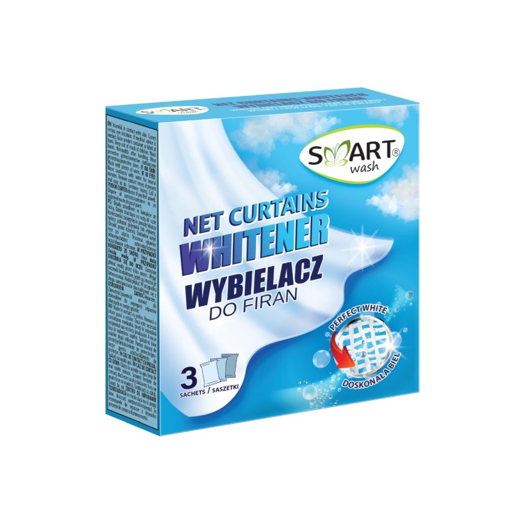293735 SMART WASH WYBIELACZ W PROSZKU DO FIRAN 40GX3 5060411615298