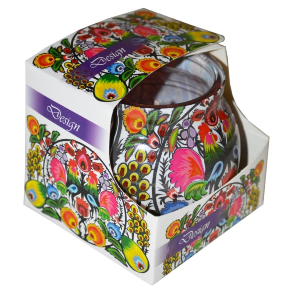 247494 ADMIT ŚWIECA MIRAL BK POWLEKANA WIELKANOC EASTER VIOLET DESIGN 5901969630558