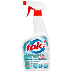 OCET GOSPODARCZY W ŻELU 500ML 14% NA KAMIEŃ,OSADY I ZABRUDZENIA TAK