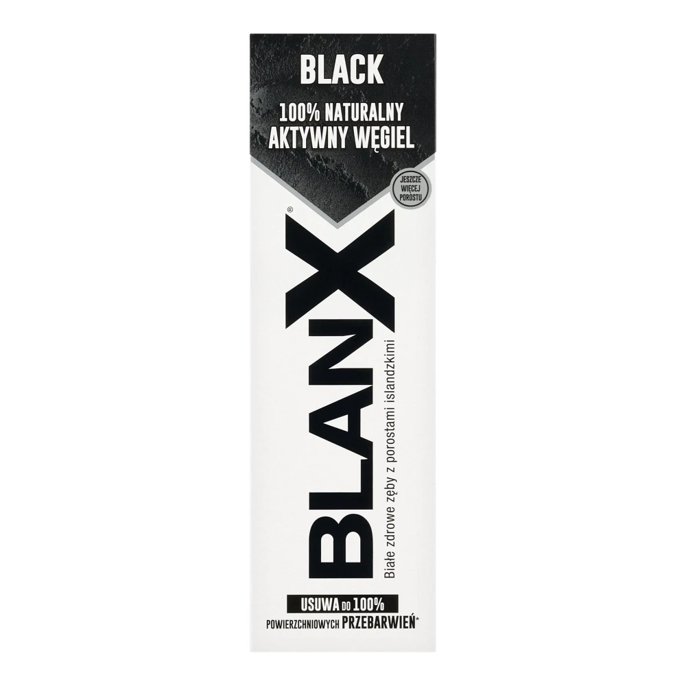 420511 BLANX PASTA DO ZĘBÓW 75ML BLACK CHARCOAL 8017331053386
