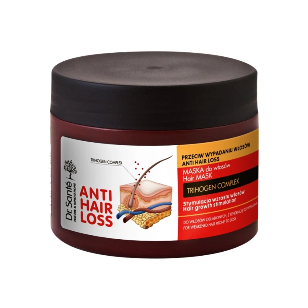 229681 DR SANTE ANTI HAIR LOSS MASKA DO WŁOSÓW 300ML OSŁABIONE Z TENDENCJĄ DO WYPADANIA 4823015936630