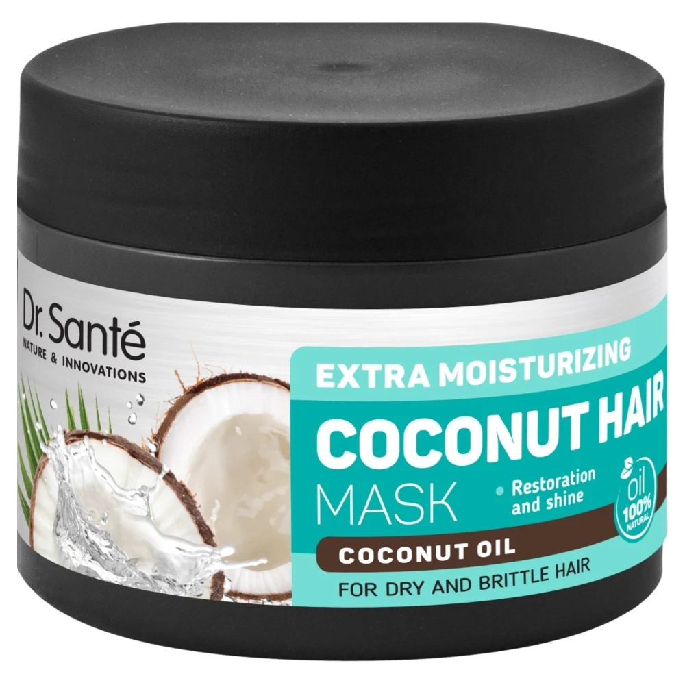 223929 DR SANTE COCONUT HAIR MASKA DO WŁOSÓW 300ML SUCHE I ŁAMLIWE 4823015938283