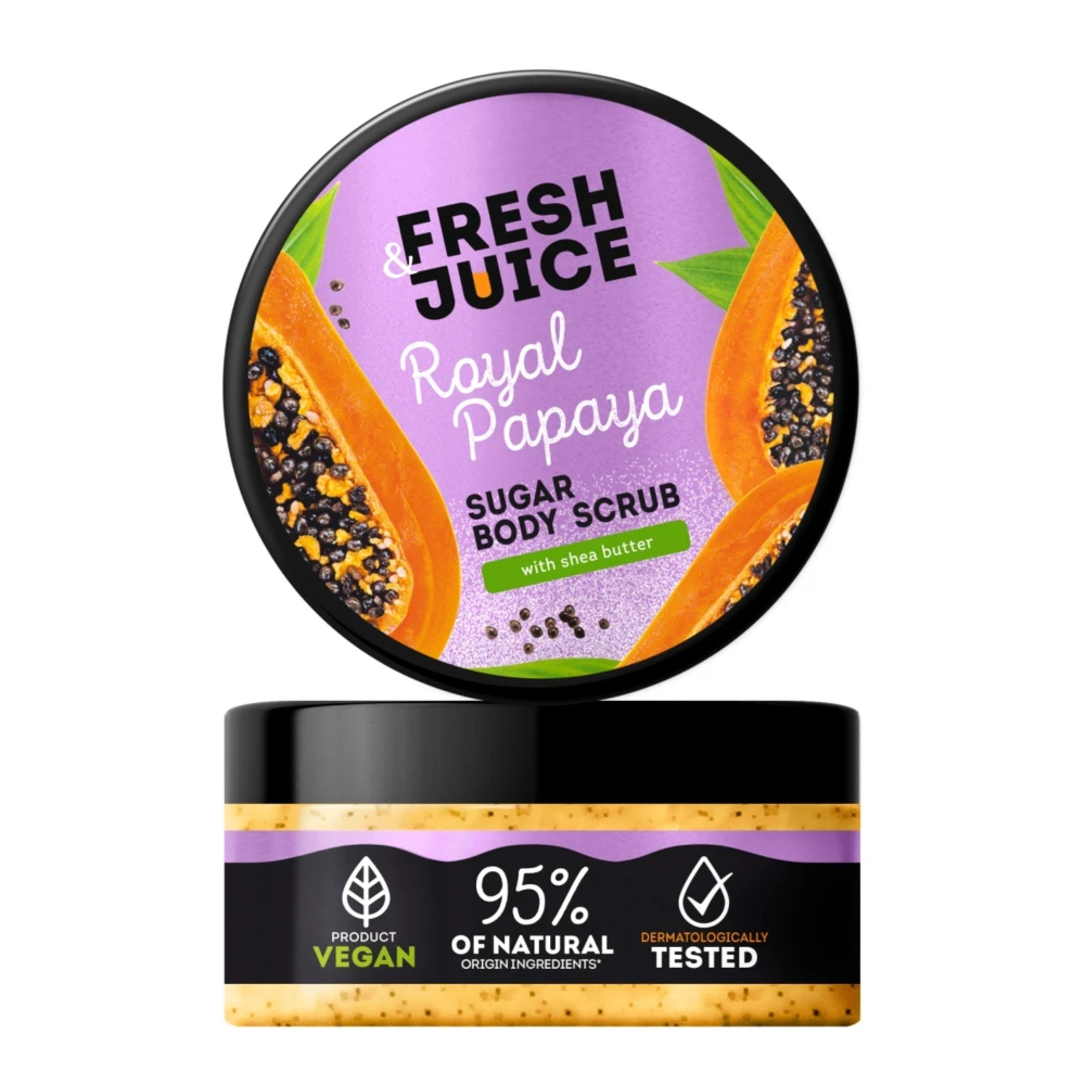 413504 FRESH JUICE PEELING DO CIAŁA 200ML ROYAL PAPAYA 4823015946165