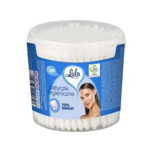 LULA PATYCZKI HIGIENICZNE W PUDEŁKU 200 SZT. OKRĄGŁE
