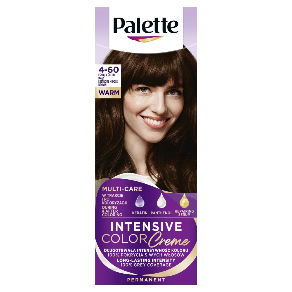 419226 PALETTE INTENSIVE COLOR CREME FARBA KOL 4-60 ŚREDNI BRĄZ 9000101768749