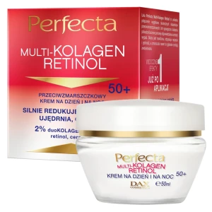 PERFECTA MULTI-KOLAGEN RETINOL 50+ KREM DO TWARZY 50ML PRZECIWZMARSZCZKOWY