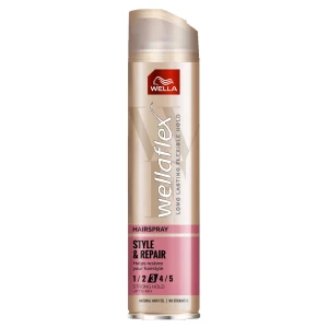 WELLAFLEX LAKIER DO WŁOSÓW 250ML STYLE & REPAIR STRONG HOLD 3
