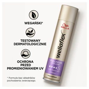 WELLAFLEX LAKIER DO WŁOSÓW 250ML FULLNESS FOR THIN HAIR ULTRA STRONG HOLD 5 4056800114078 - zdjęcie 6