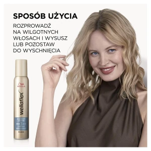 WELLAFLEX PIANKA DO WŁOSÓW 200ML INSTANT VOLUME BOOST STRONG HOLD 3 8699568534243 - zdjęcie 5