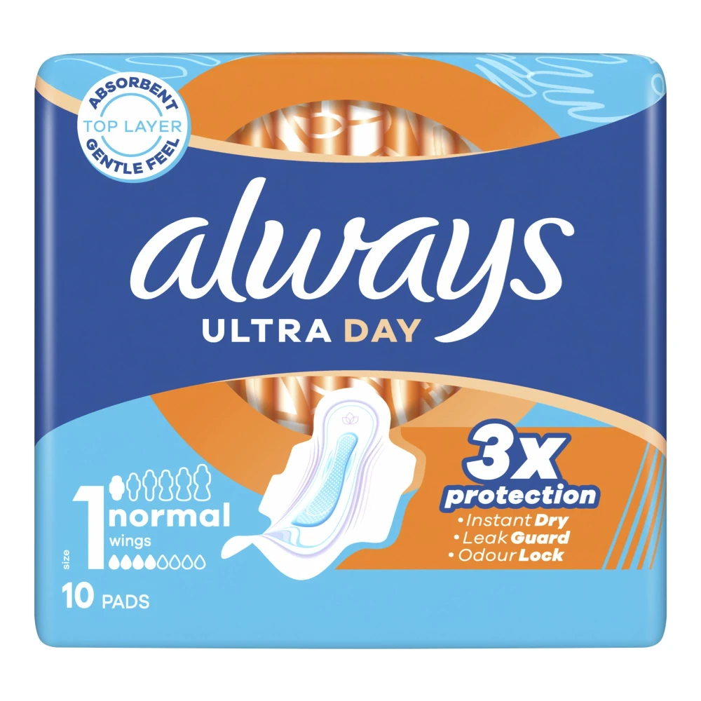 Always podpaski ultra day normal  10 szt. 8700216861120 8700216861120