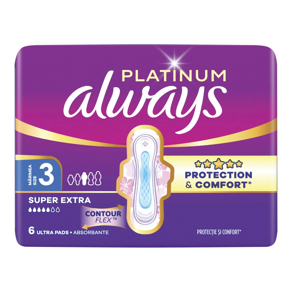 Always podpaski ultra platinum  6 szt. night 8001090445032 8001090445032