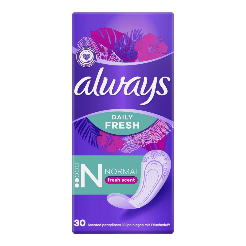 Always wkładki higieniczne normal fresh 30 szt. 4015400743545 4015400743545