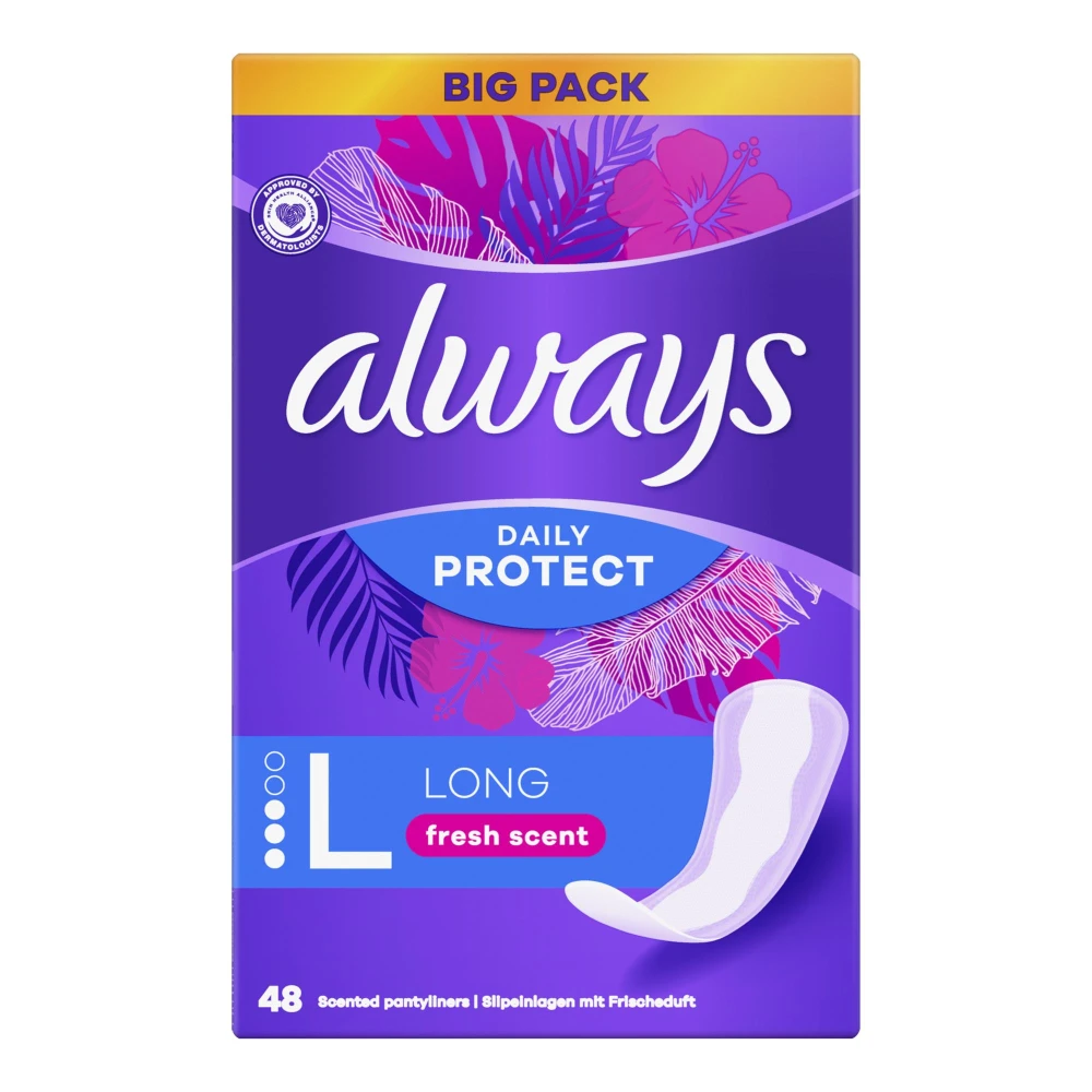 Always wkładki higieniczne long fresh 48 szt. 8006540688939 8006540688939
