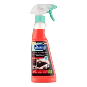 DR BECKMANN SPRAY DO CZYSZCZENIA 250ML PŁYTY INDUKCYJNE,STAL NIERDZEWNA