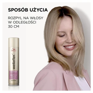 Wellaflex lakier do włosów 250ml sensitive 3 8699568543283 - zdjęcie 5