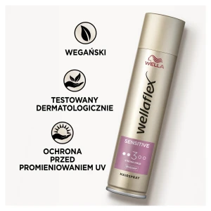 Wellaflex lakier do włosów 250ml sensitive 3 8699568543283 - zdjęcie 6