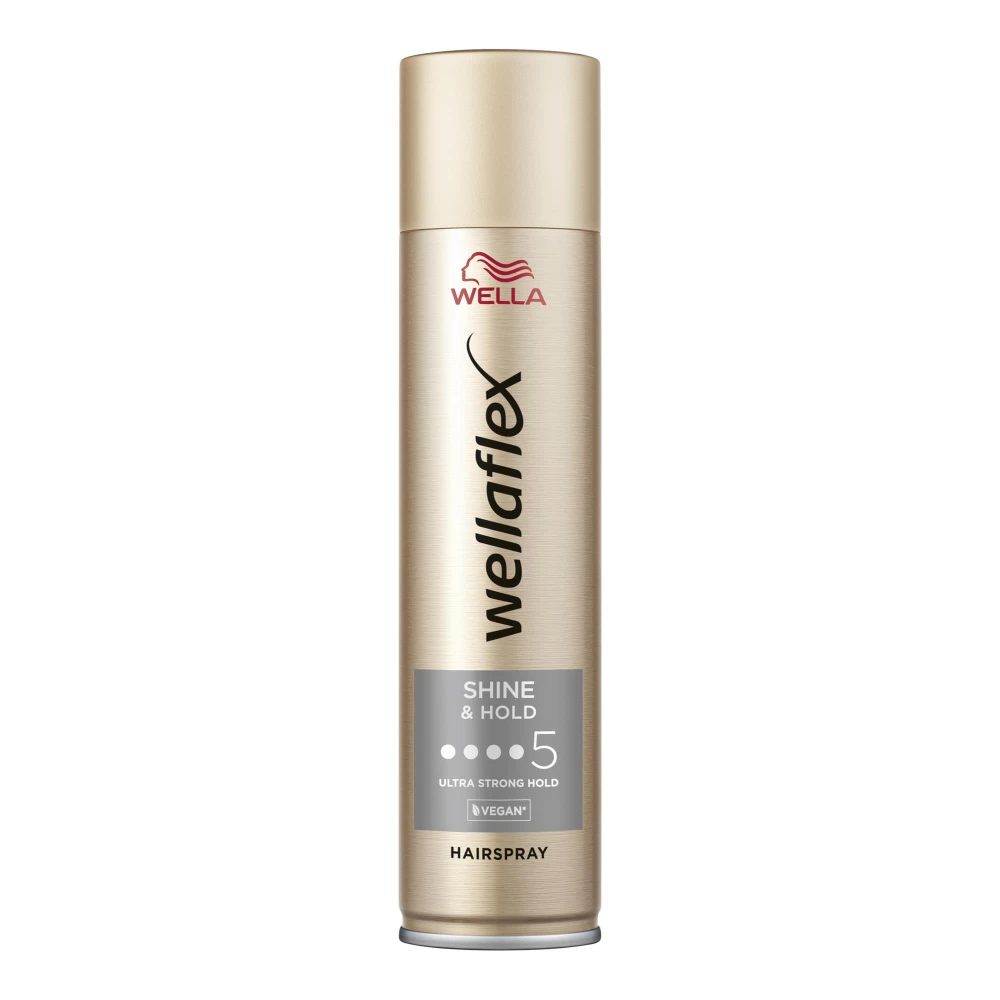 Wellaflex lakier do włosów 250ml shiny hold ultra strong hold 5 4056800640065