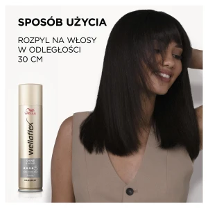 Wellaflex lakier do włosów 250ml shiny hold ultra strong hold 5 4056800640065 - zdjęcie 5