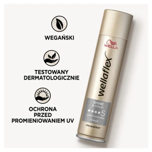 Wellaflex lakier do włosów 250ml shiny hold ultra strong hold 5 4056800640065 - zdjęcie 6