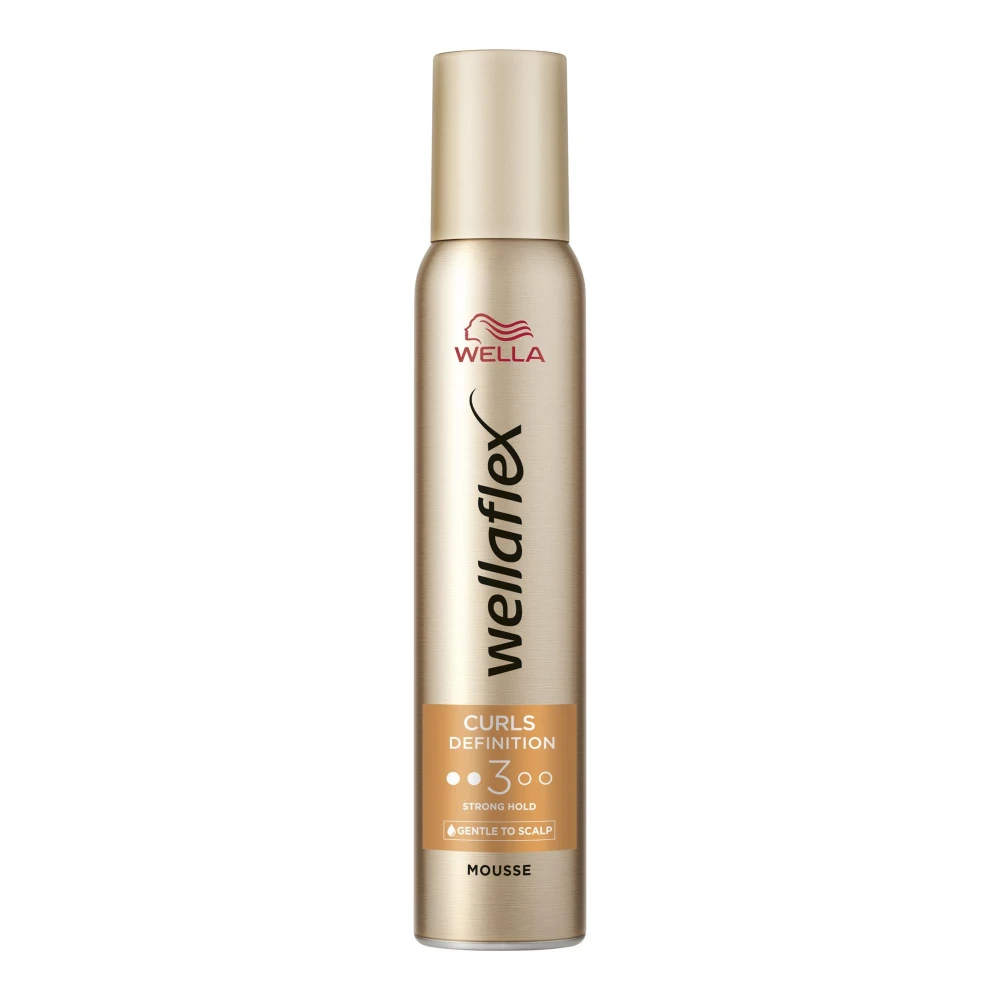 Wellaflex pianka do włosów 200ml curls & waves strong hold 3 4056800565801