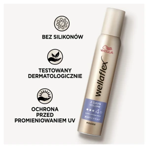 Wellaflex pianka do włosów 200ml 2nd day volume extra strong hold 4 4056800674107 - zdjęcie 6