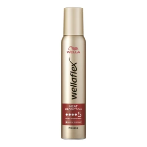 WELLAFLEX PIANKA DO WŁOSÓW 200ML HEAT PROTECTION 5