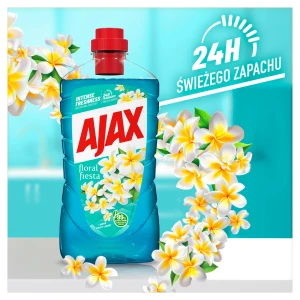 Ajax płyn do mycia uniwersalny 1l floral fiesta niebieski kwiaty laguny 5900273472908 - zdjęcie 5