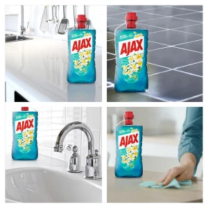 Ajax płyn do mycia uniwersalny 1l floral fiesta niebieski kwiaty laguny 5900273472908 - zdjęcie 7