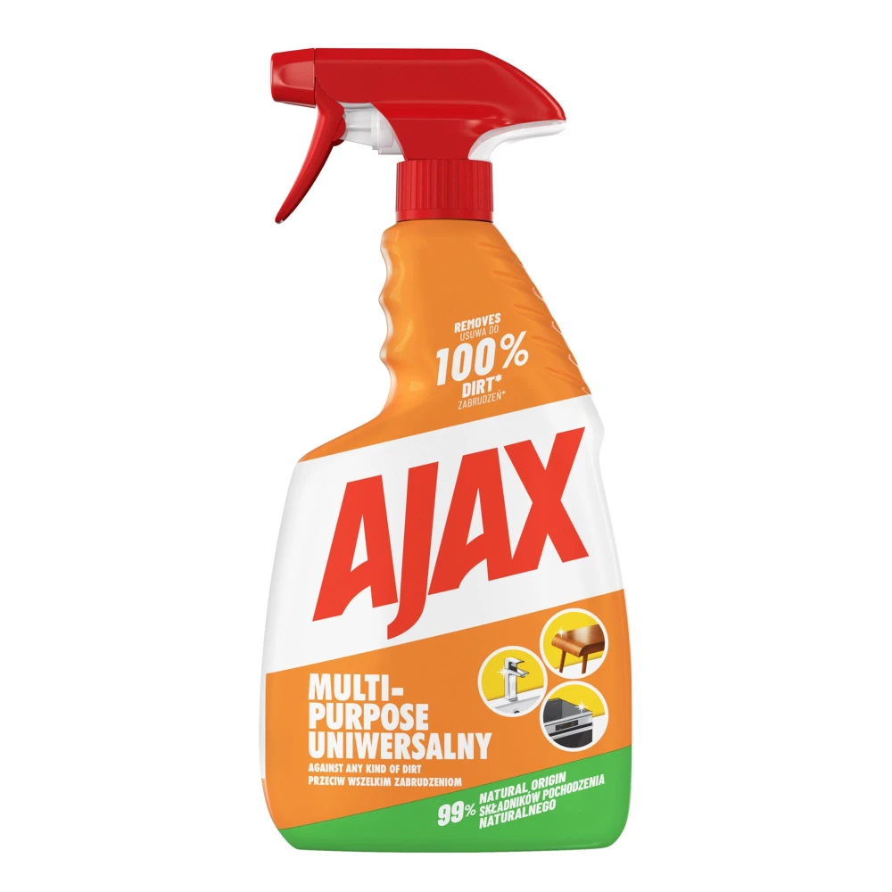Ajax spray do czyszczenia 750ml uniwersalny zwalcza każdy rodzaj brudu 8718951277519