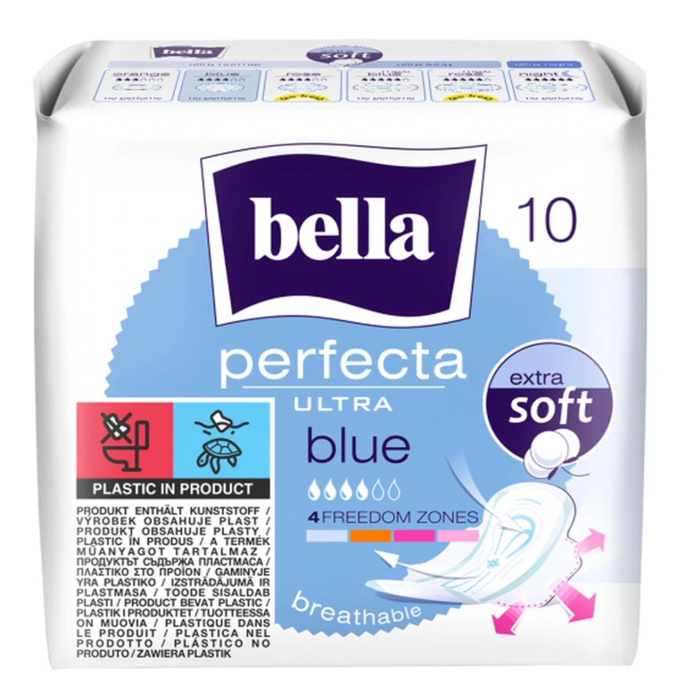 Bella podpaski perfecta ultra blue extra soft 10 szt. 5900516301125