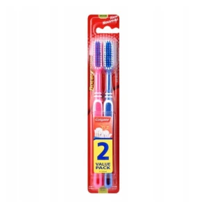 COLGATE SZCZOTECZKA DO ZĘBÓW DOUBLE ACTION MEDIUM 2 SZT.