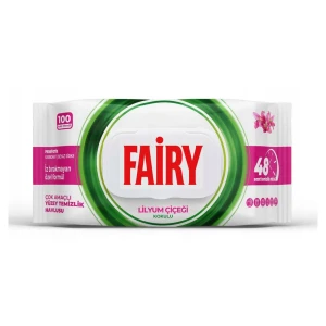 Fairy chusteczki nawilżane do czyszczenia 100 szt. lilia 8681554633122