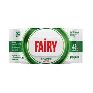 FAIRY CHUSTECZKI NAWILŻANE DO CZYSZCZENIA 100 SZT. POWER