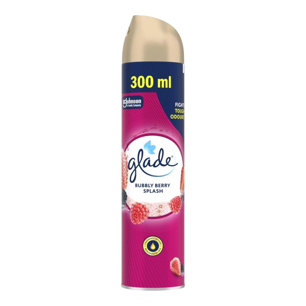 Glade odświeżacz powietrza spray 300ml bubbly berry splash 5000204249378