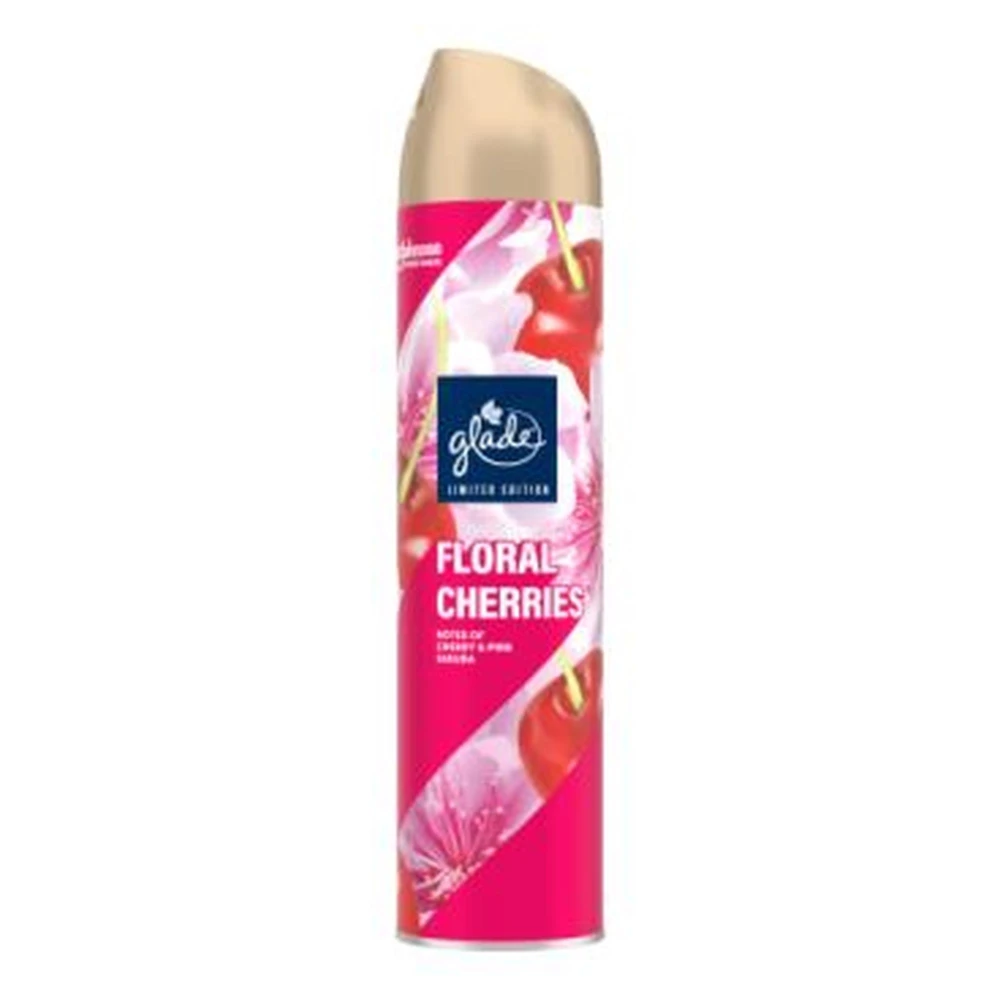 Glade odświeżacz powietrza spray 300ml floral cherries 5000204374506