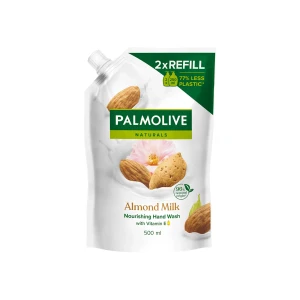 Palmolive mydło w płynie zapas 500ml almond milk 8718951571624 - zdjęcie 2