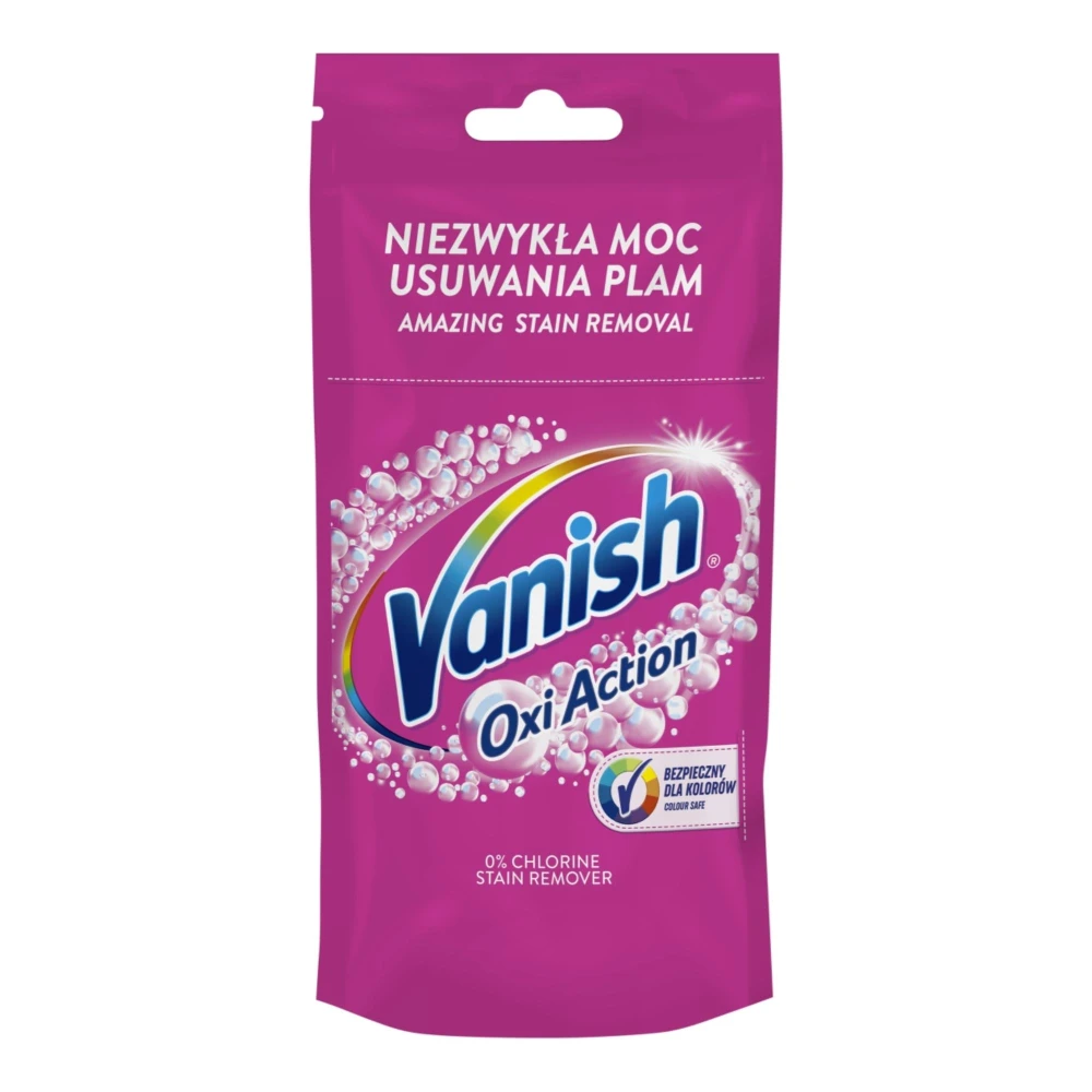 Vanish odplamiacz w płynie  100ml oxy action pink 5949152121605