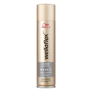 WELLAFLEX LAKIER DO WŁOSÓW 250ML SHINY HOLD 5