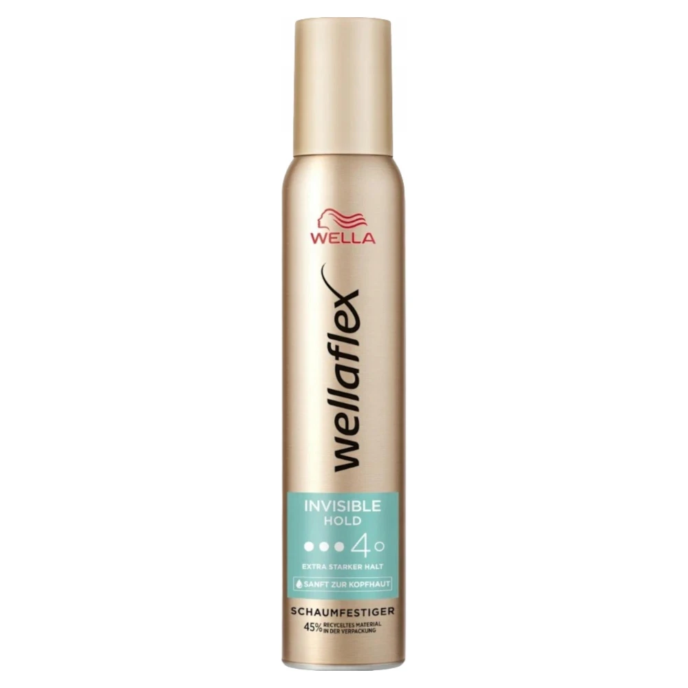 Wellaflex pianka do włosów 200ml invisible hold 4 4064666045184