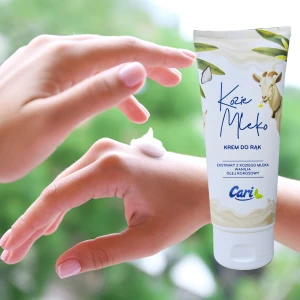 283136 CARI KREM DO RĄK 100ML KOZIE MLEKO,WANILIA I OLEJ KOKOSOWY 5902455680866_2