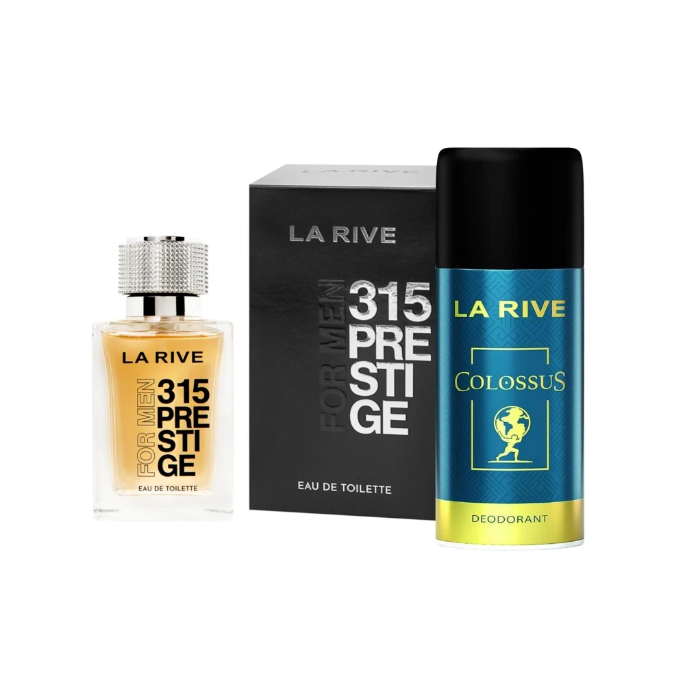La rive men woda toaletowa 100ml 315 prestige + prezent dezodorant colossus 165185000